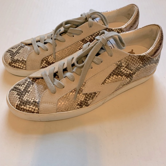 Sam Edelman | Shoes | Sam Edelman Areson Snake Print Leather Lace Up ...